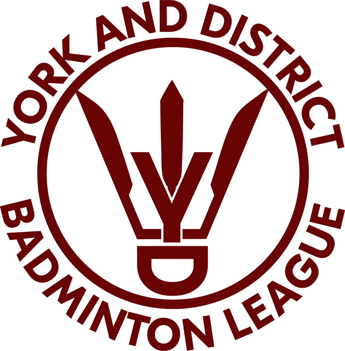 York and District Badminton League logo